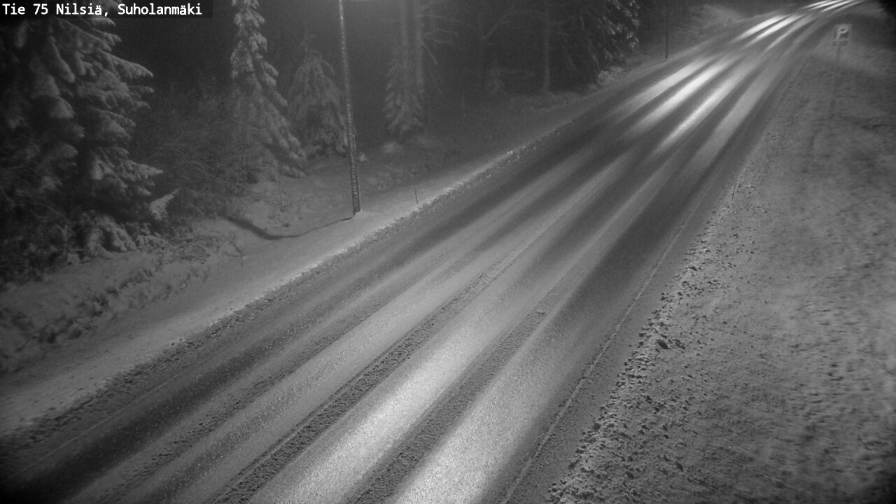 Weather Camera Image Road 75 Nilsiä, Suholanmäki, Kuopio, Pohjois-Savo