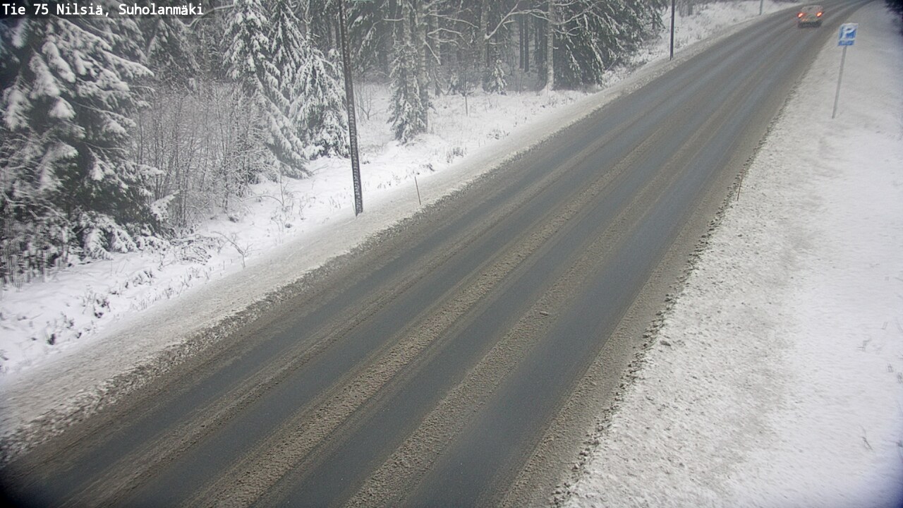 Weather Camera Image Road 75 Nilsiä, Suholanmäki, Kuopio, Pohjois-Savo