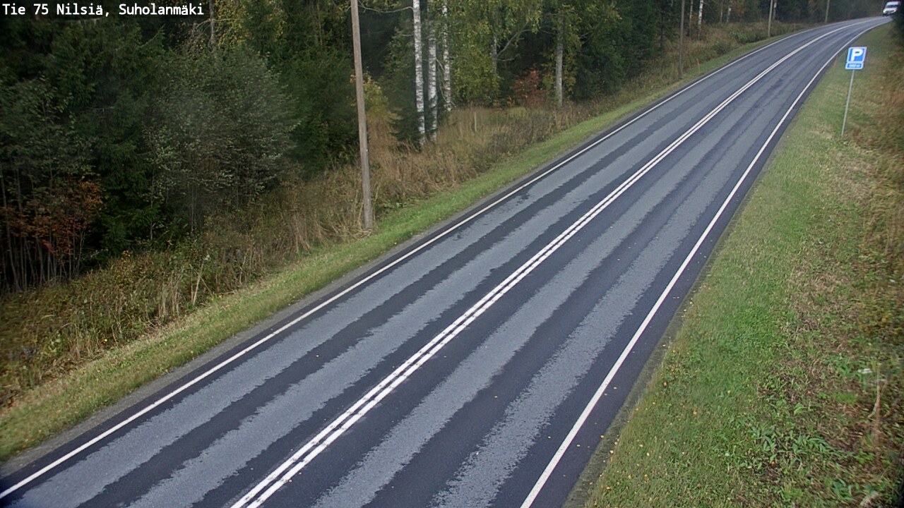 Weather Camera Image Road 75 Nilsiä, Suholanmäki, Kuopio, Pohjois-Savo