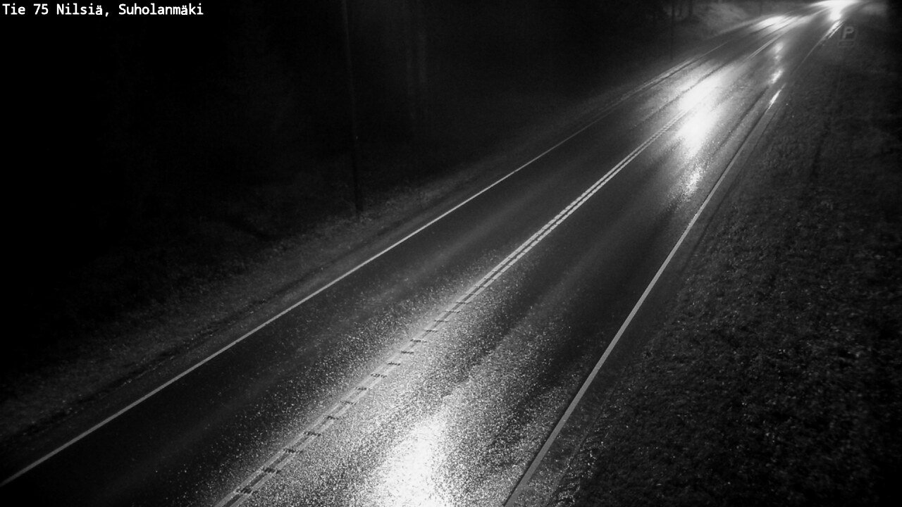 Weather Camera Image Väg 75 Nilsiä, Suholanmäki, Kuopio, Pohjois-Savo