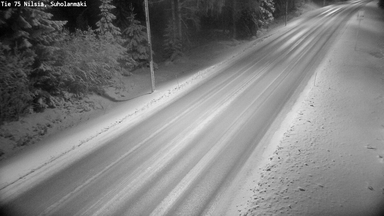 Weather Camera Image Road 75 Nilsiä, Suholanmäki, Kuopio, Pohjois-Savo