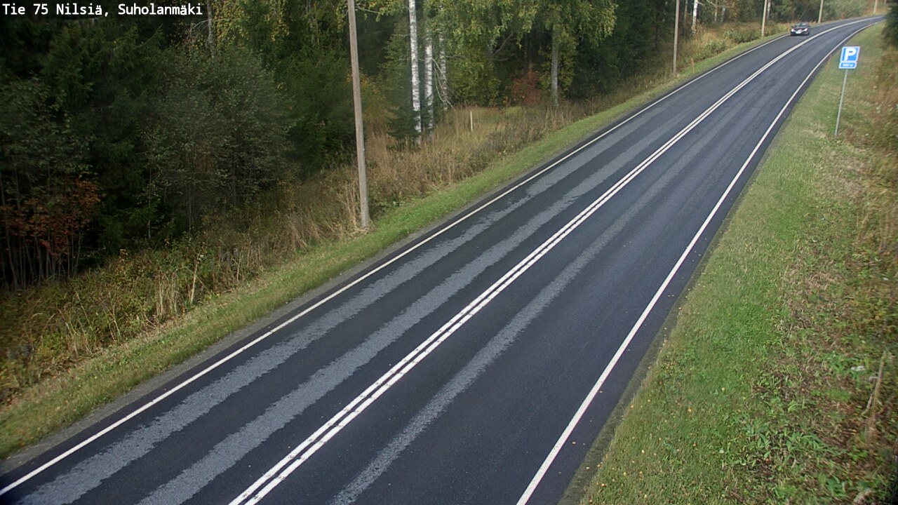 Weather Camera Image Road 75 Nilsiä, Suholanmäki, Kuopio, Pohjois-Savo