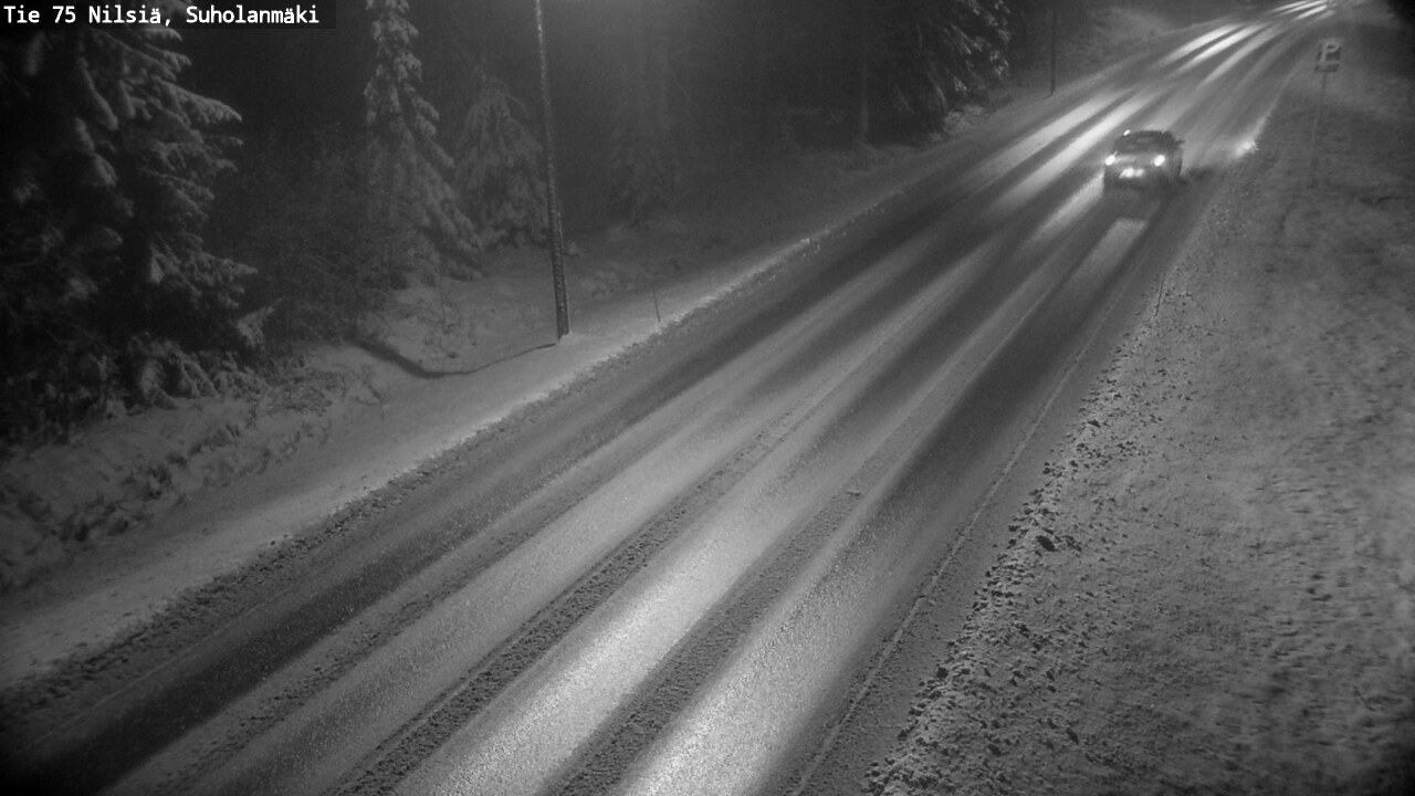 Weather Camera Image Road 75 Nilsiä, Suholanmäki, Kuopio, Pohjois-Savo