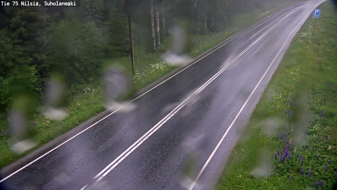 Weather Camera Image Road 75 Nilsiä, Suholanmäki, Kuopio, Pohjois-Savo