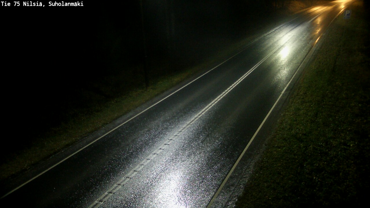 Weather Camera Image Väg 75 Nilsiä, Suholanmäki, Kuopio, Pohjois-Savo