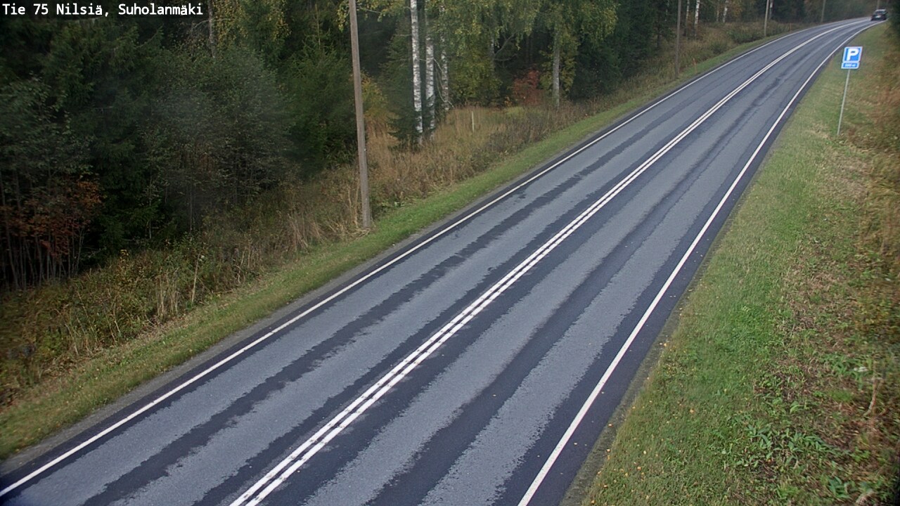 Weather Camera Image Road 75 Nilsiä, Suholanmäki, Kuopio, Pohjois-Savo