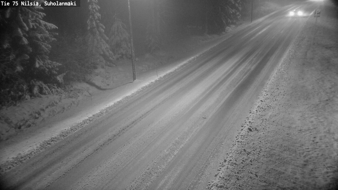 Weather Camera Image Road 75 Nilsiä, Suholanmäki, Kuopio, Pohjois-Savo