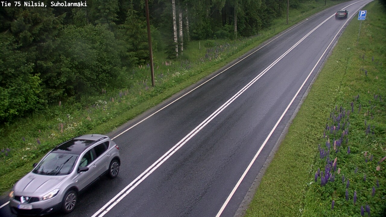 Weather Camera Image Road 75 Nilsiä, Suholanmäki, Kuopio, Pohjois-Savo