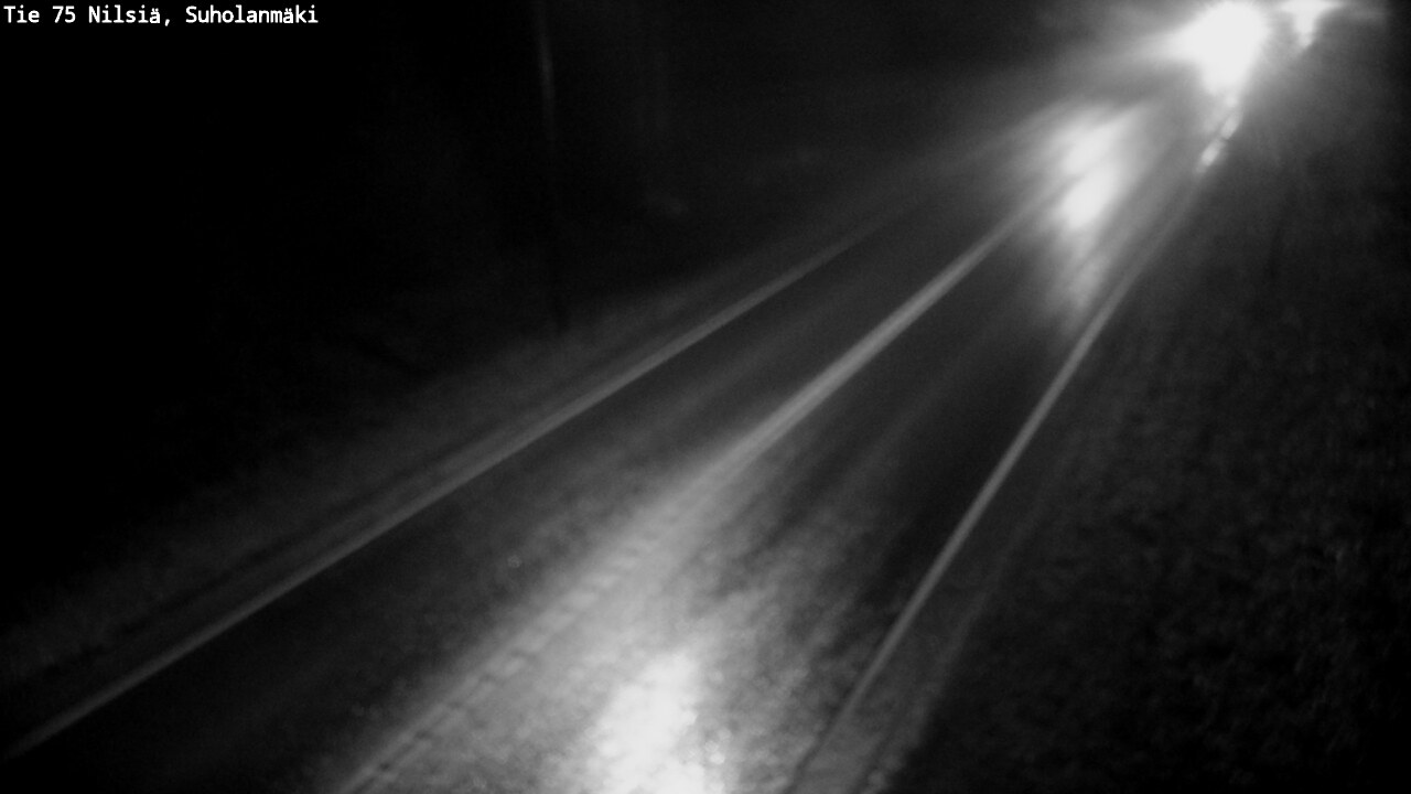Weather Camera Image Väg 75 Nilsiä, Suholanmäki, Kuopio, Pohjois-Savo