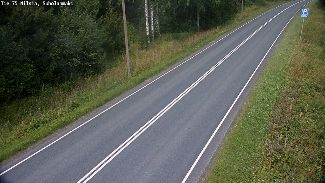 Weather Camera Image Road 75 Nilsiä, Suholanmäki, Kuopio, Pohjois-Savo