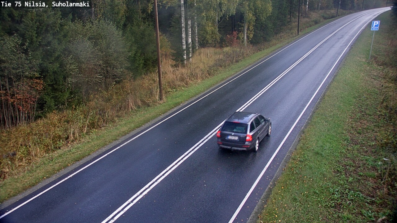 Weather Camera Image Road 75 Nilsiä, Suholanmäki, Kuopio, Pohjois-Savo