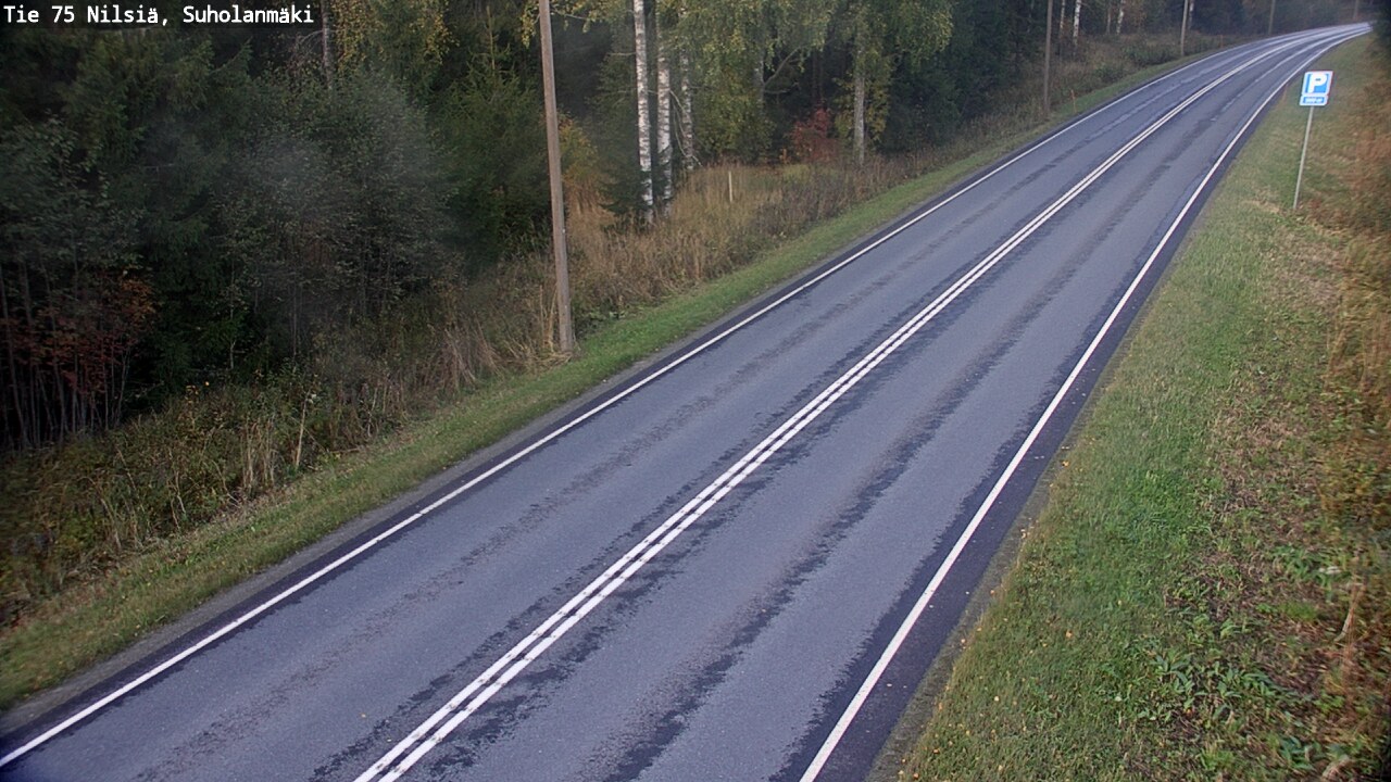 Weather Camera Image Road 75 Nilsiä, Suholanmäki, Kuopio, Pohjois-Savo