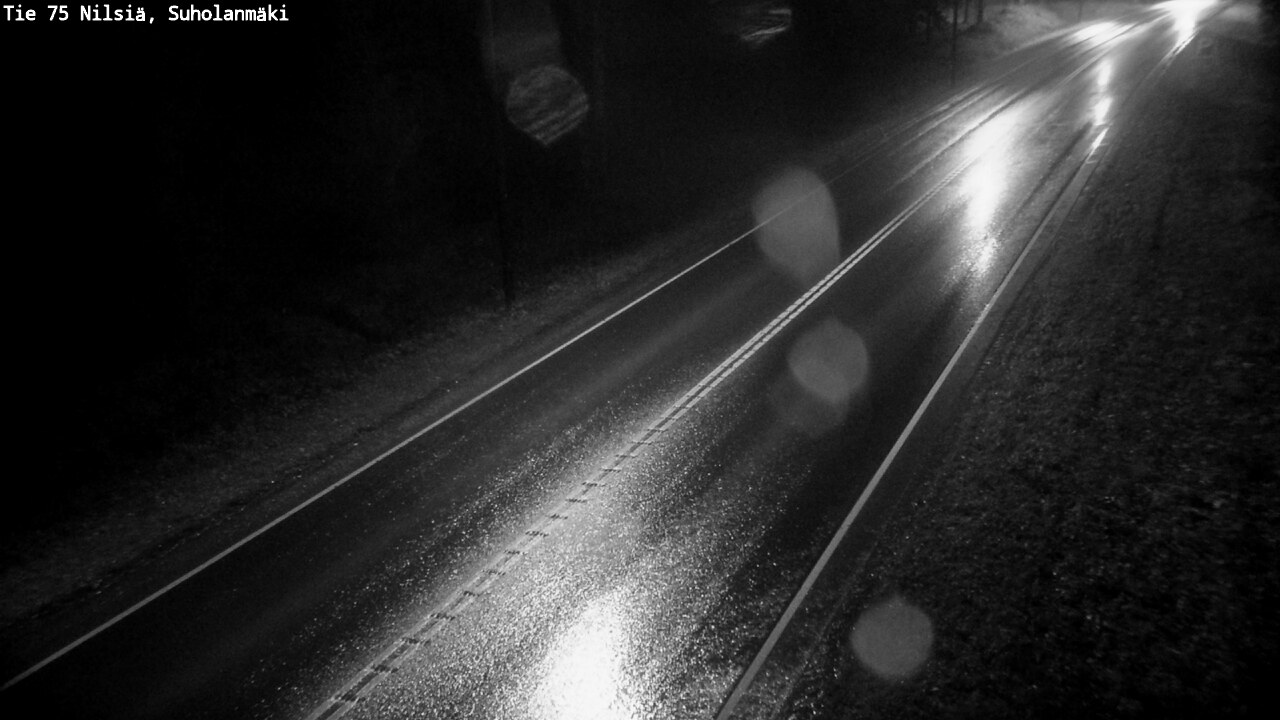 Weather Camera Image Väg 75 Nilsiä, Suholanmäki, Kuopio, Pohjois-Savo