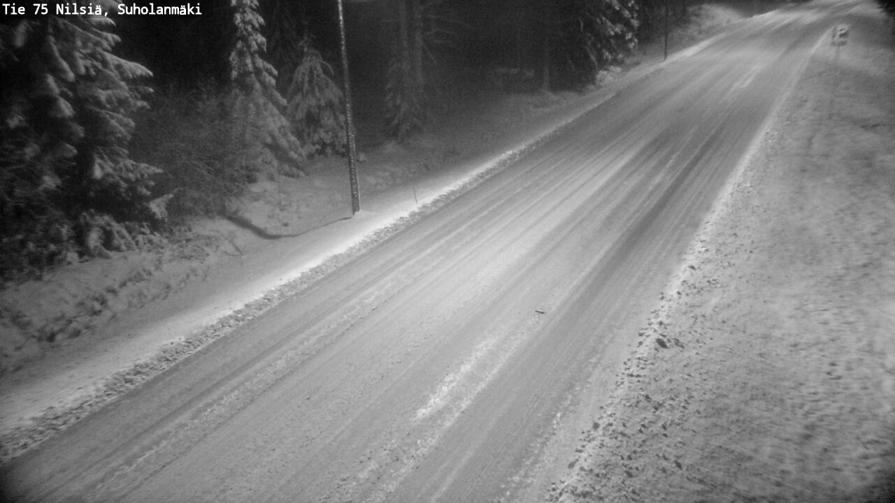 Weather Camera Image Road 75 Nilsiä, Suholanmäki, Kuopio, Pohjois-Savo