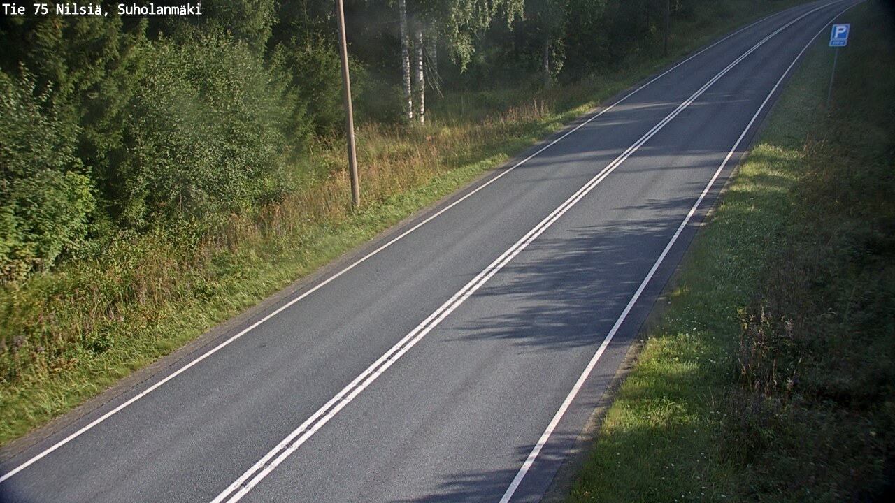 Weather Camera Image Road 75 Nilsiä, Suholanmäki, Kuopio, Pohjois-Savo
