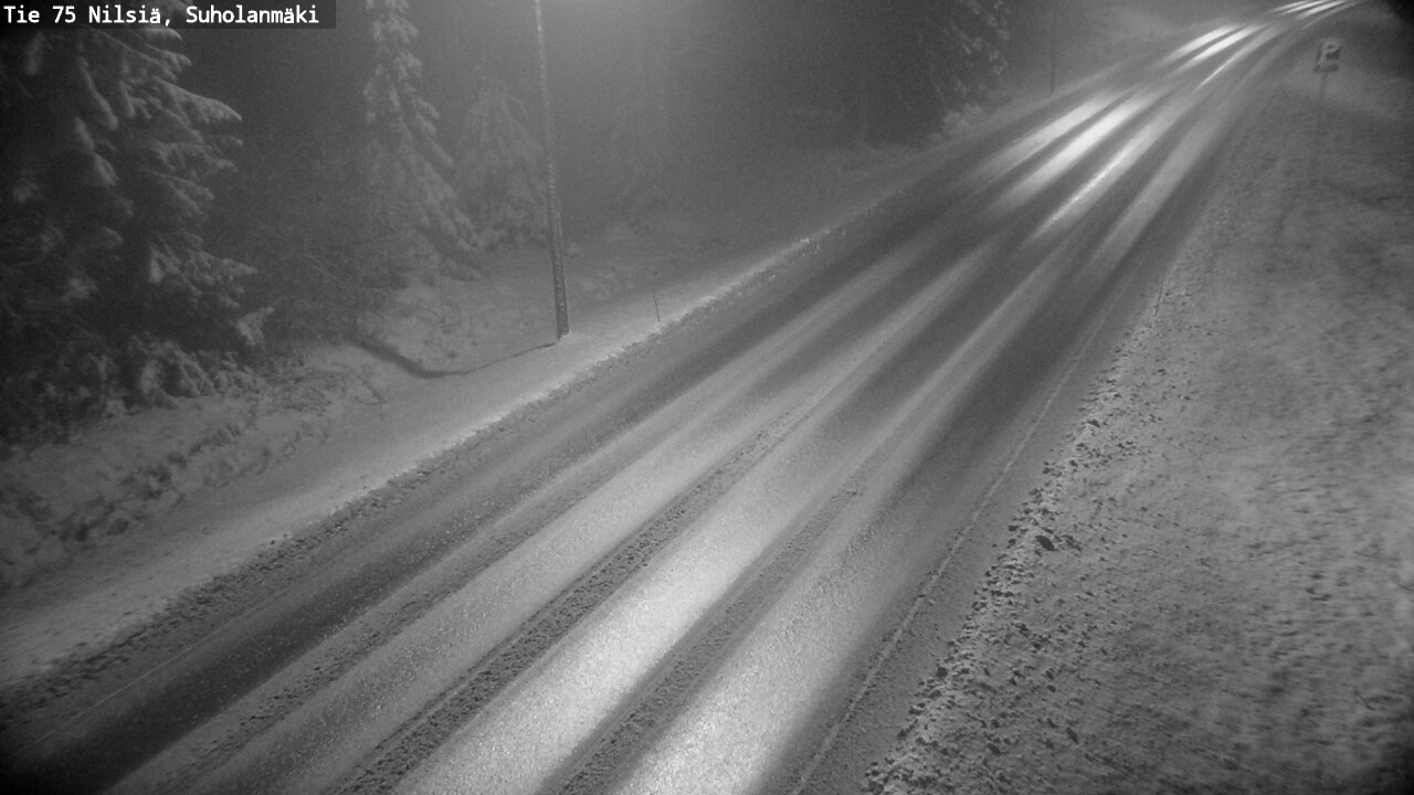 Weather Camera Image Road 75 Nilsiä, Suholanmäki, Kuopio, Pohjois-Savo