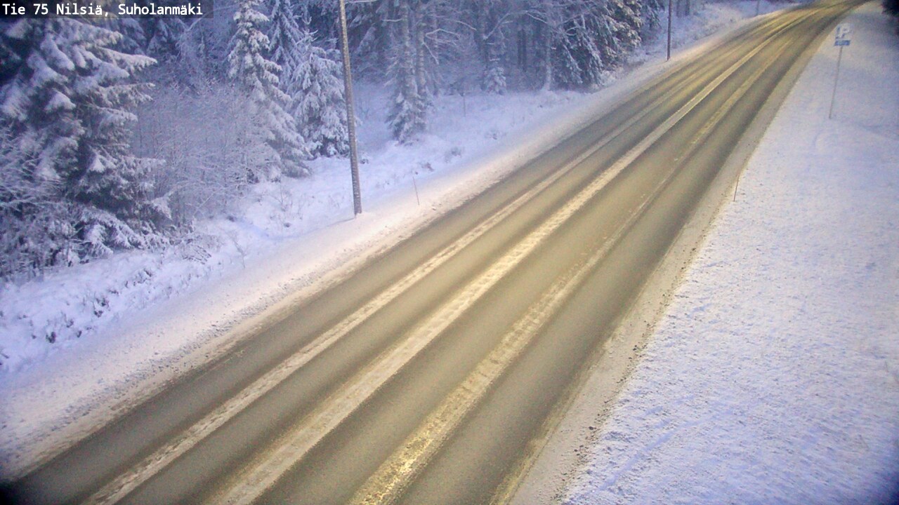 Kelikamerat Kuva Tie 75 Nilsiä, Suholanmäki, Kuopio, Pohjois-Savo