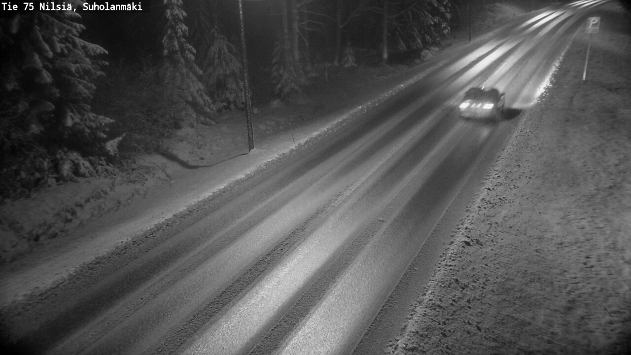 Weather Camera Image Road 75 Nilsiä, Suholanmäki, Kuopio, Pohjois-Savo