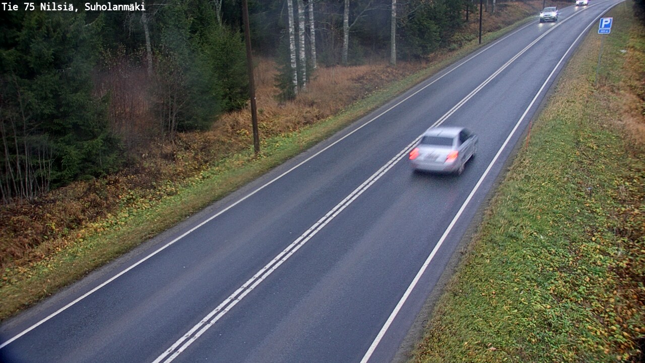 Weather Camera Image Väg 75 Nilsiä, Suholanmäki, Kuopio, Pohjois-Savo