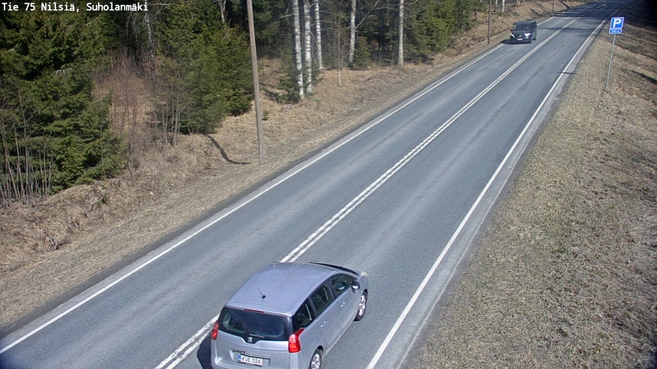 Weather Camera Image Väg 75 Nilsiä, Suholanmäki, Kuopio, Pohjois-Savo