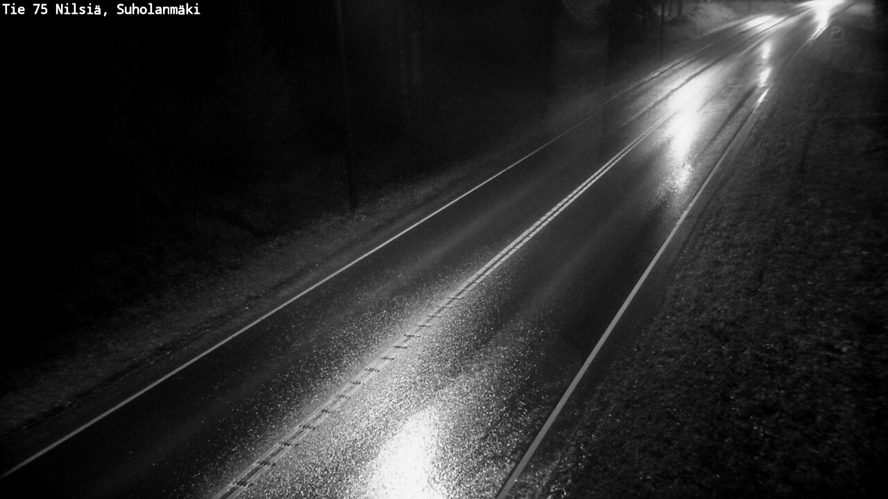 Weather Camera Image Väg 75 Nilsiä, Suholanmäki, Kuopio, Pohjois-Savo