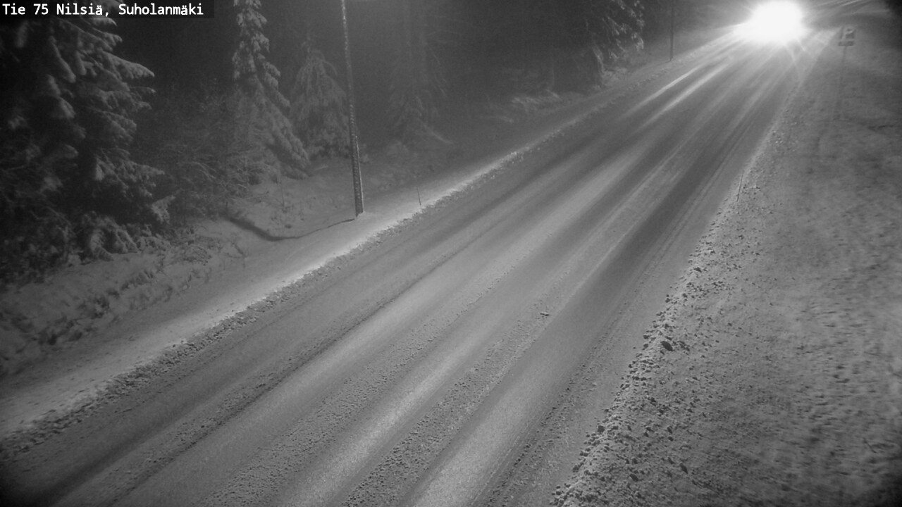 Weather Camera Image Road 75 Nilsiä, Suholanmäki, Kuopio, Pohjois-Savo