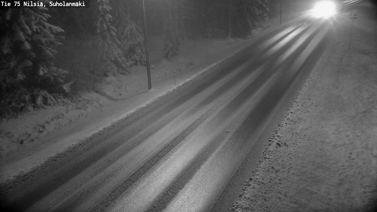 Weather Camera Image Road 75 Nilsiä, Suholanmäki, Kuopio, Pohjois-Savo