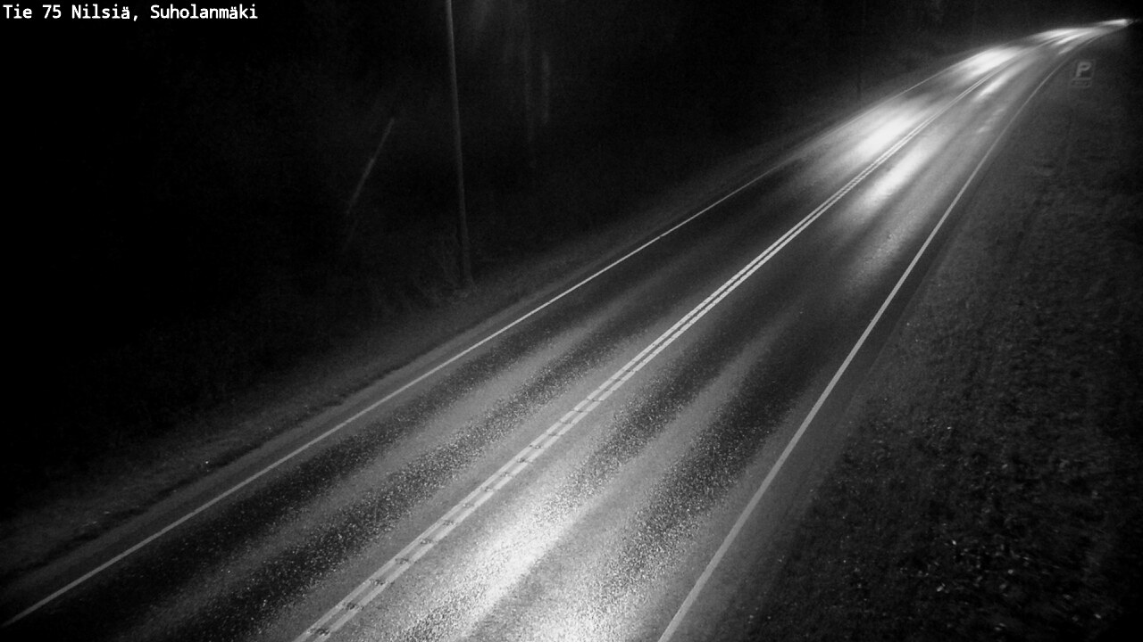 Weather Camera Image Road 75 Nilsiä, Suholanmäki, Kuopio, Pohjois-Savo