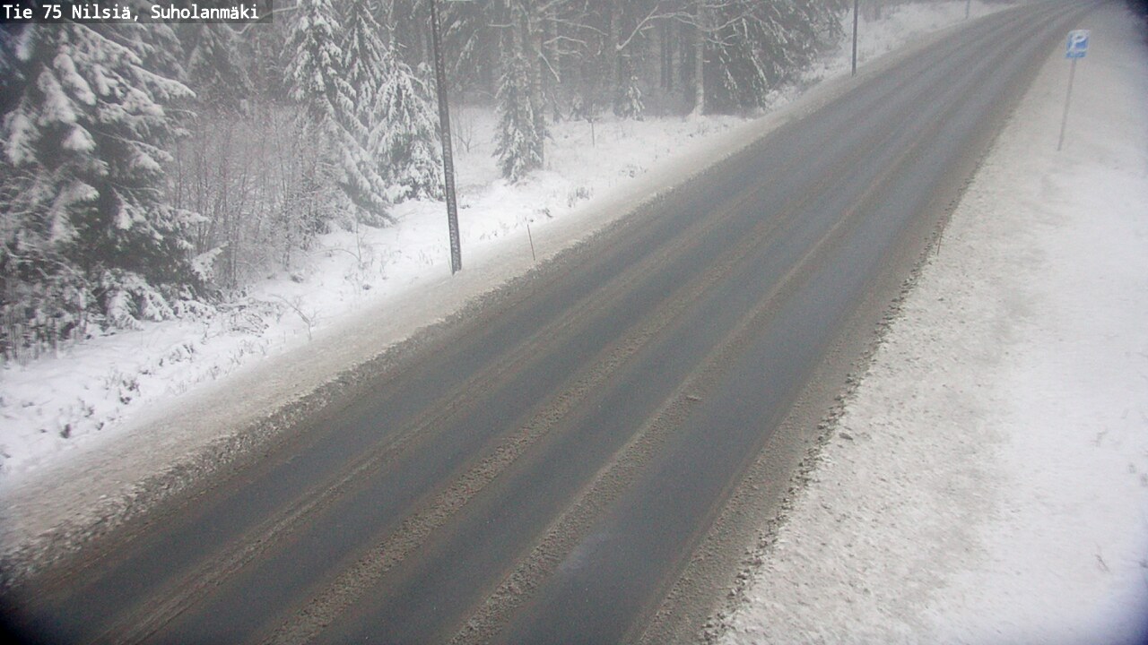 Weather Camera Image Road 75 Nilsiä, Suholanmäki, Kuopio, Pohjois-Savo