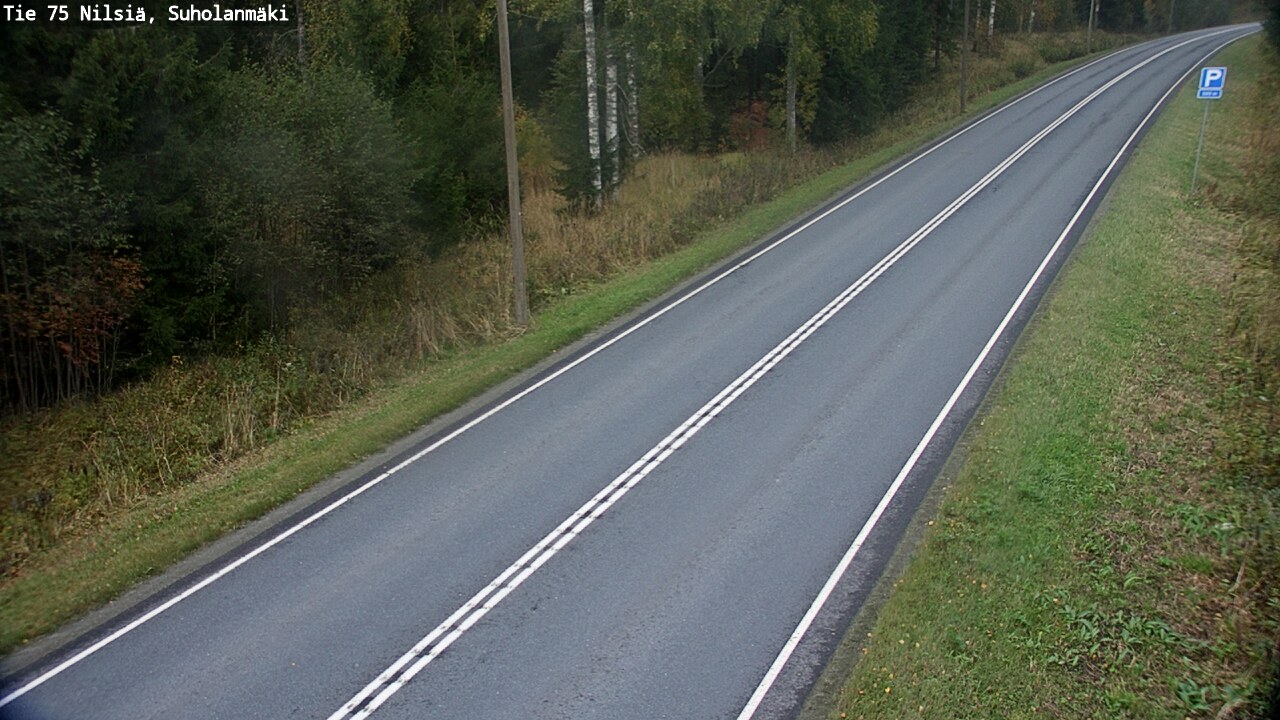 Weather Camera Image Road 75 Nilsiä, Suholanmäki, Kuopio, Pohjois-Savo