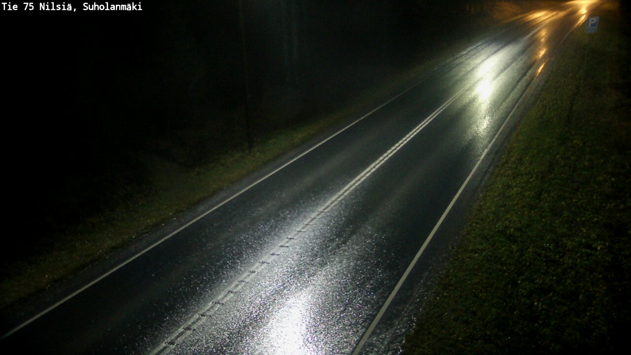 Weather Camera Image Väg 75 Nilsiä, Suholanmäki, Kuopio, Pohjois-Savo