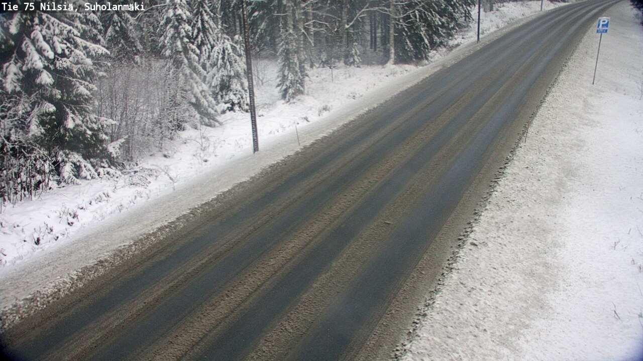 Weather Camera Image Road 75 Nilsiä, Suholanmäki, Kuopio, Pohjois-Savo