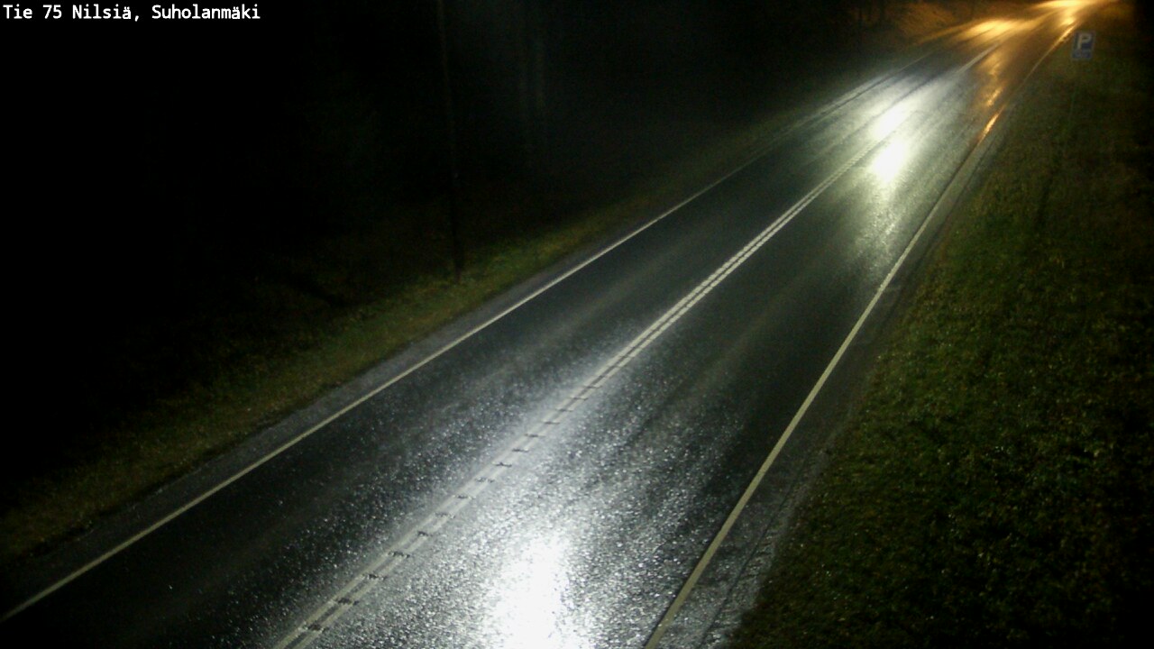 Weather Camera Image Väg 75 Nilsiä, Suholanmäki, Kuopio, Pohjois-Savo
