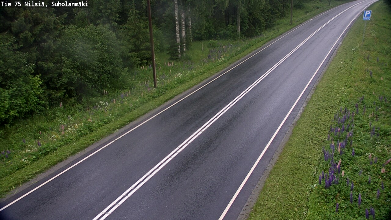 Weather Camera Image Road 75 Nilsiä, Suholanmäki, Kuopio, Pohjois-Savo
