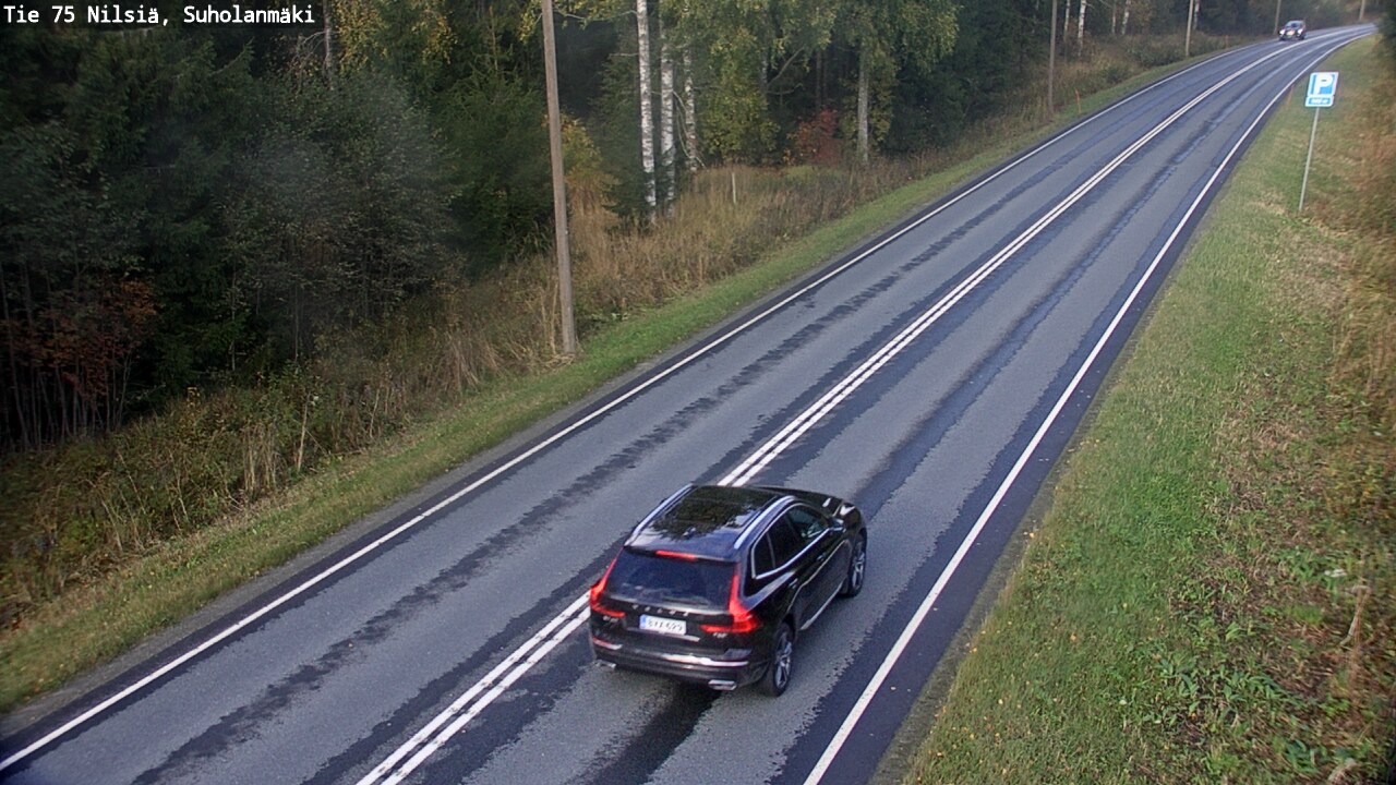 Weather Camera Image Road 75 Nilsiä, Suholanmäki, Kuopio, Pohjois-Savo