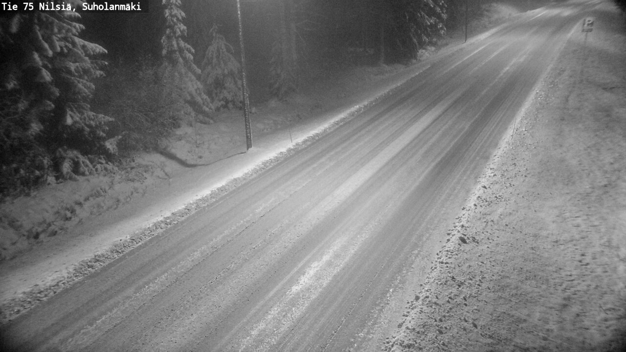 Weather Camera Image Road 75 Nilsiä, Suholanmäki, Kuopio, Pohjois-Savo