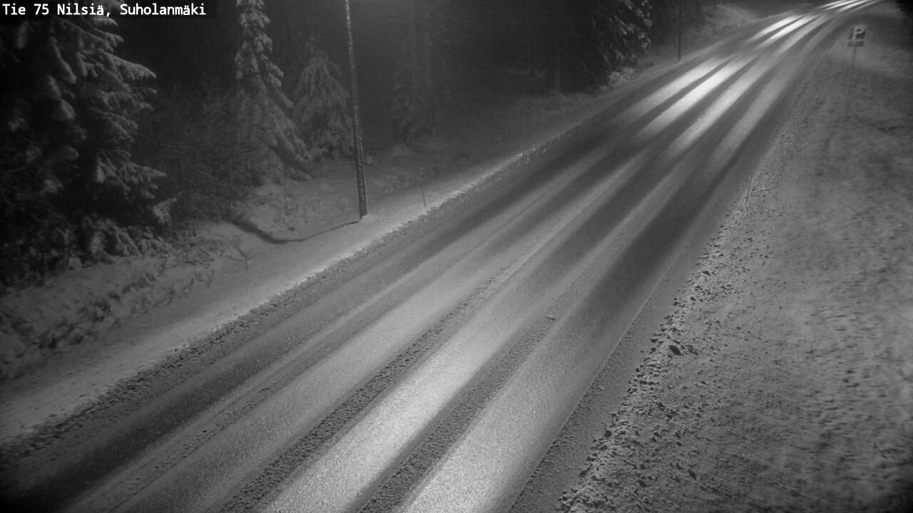 Weather Camera Image Road 75 Nilsiä, Suholanmäki, Kuopio, Pohjois-Savo