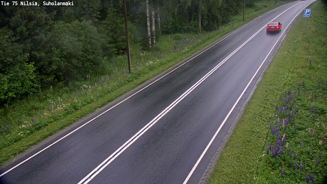 Weather Camera Image Road 75 Nilsiä, Suholanmäki, Kuopio, Pohjois-Savo