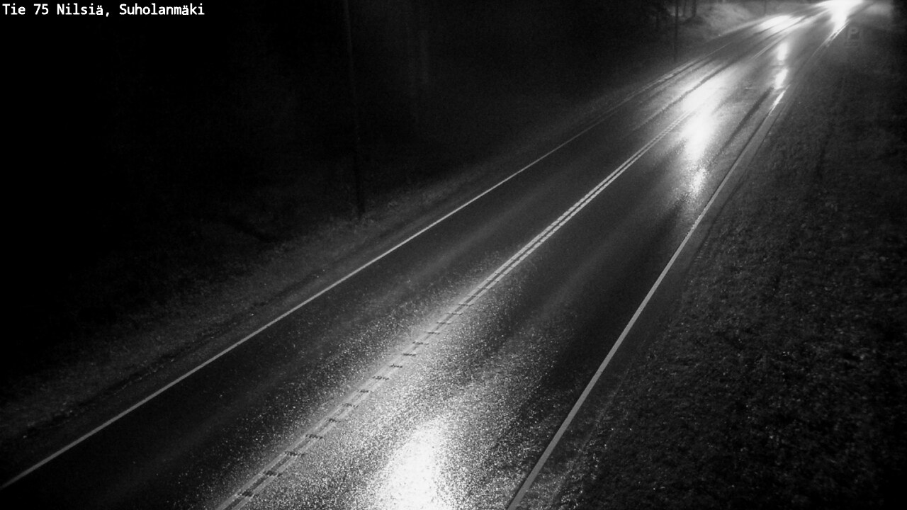 Weather Camera Image Road 75 Nilsiä, Suholanmäki, Kuopio, Pohjois-Savo