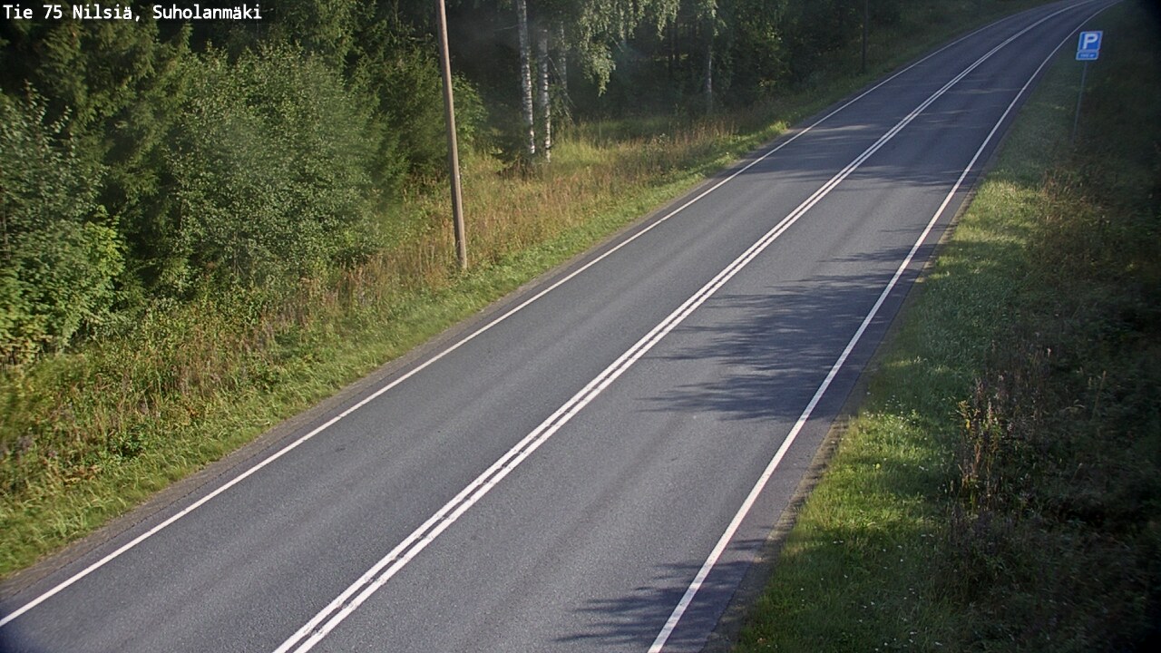 Weather Camera Image Väg 75 Nilsiä, Suholanmäki, Kuopio, Pohjois-Savo
