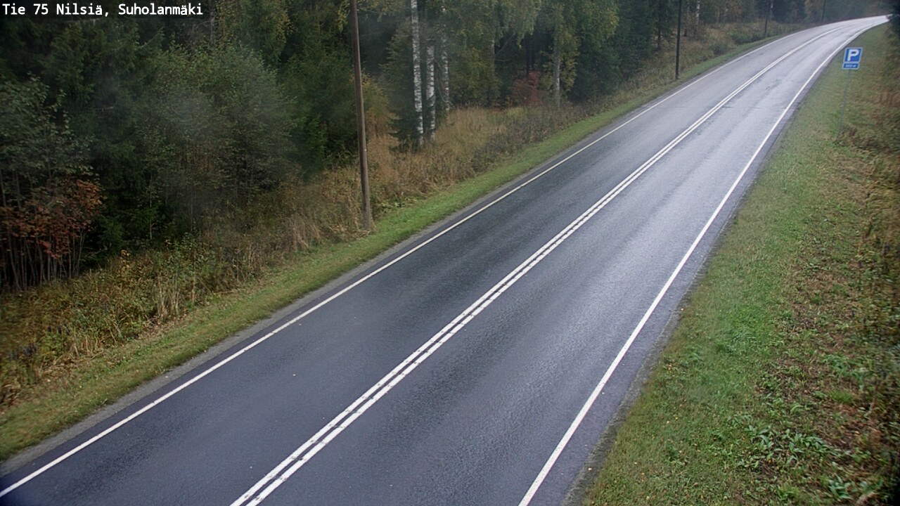 Weather Camera Image Road 75 Nilsiä, Suholanmäki, Kuopio, Pohjois-Savo