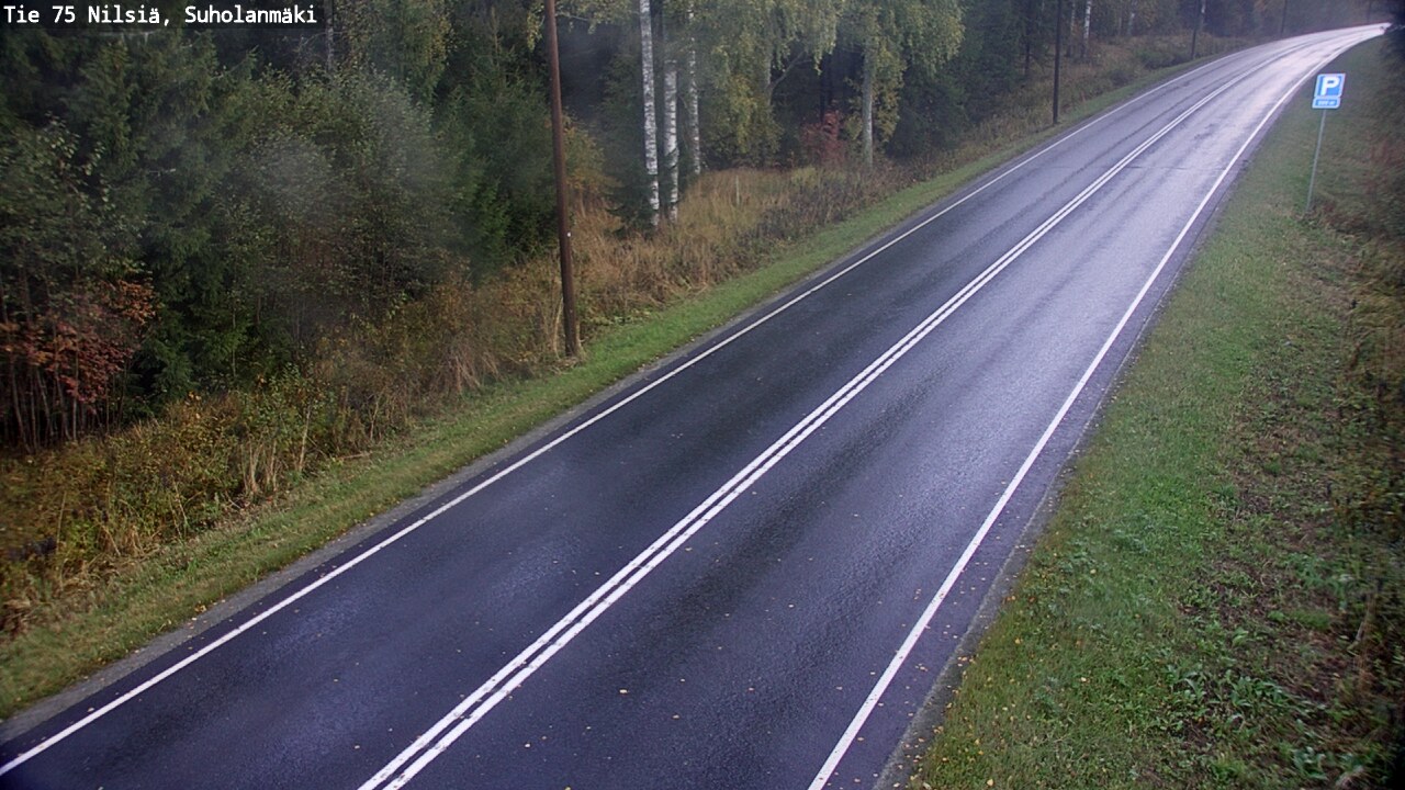 Weather Camera Image Road 75 Nilsiä, Suholanmäki, Kuopio, Pohjois-Savo