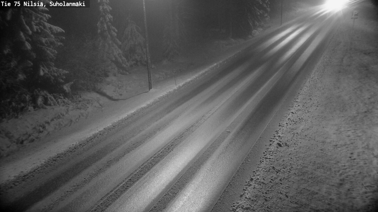 Weather Camera Image Road 75 Nilsiä, Suholanmäki, Kuopio, Pohjois-Savo