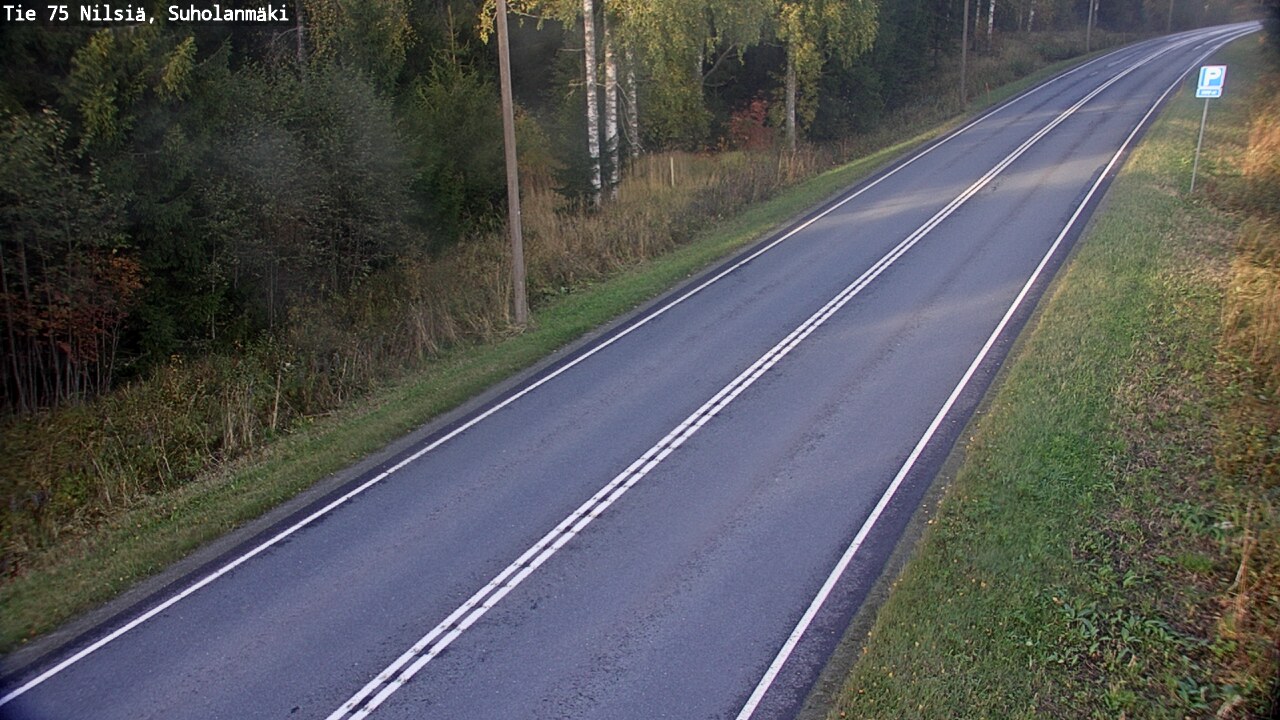 Weather Camera Image Road 75 Nilsiä, Suholanmäki, Kuopio, Pohjois-Savo