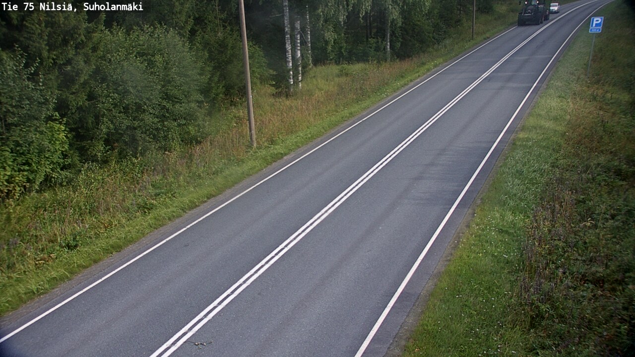Weather Camera Image Väg 75 Nilsiä, Suholanmäki, Kuopio, Pohjois-Savo