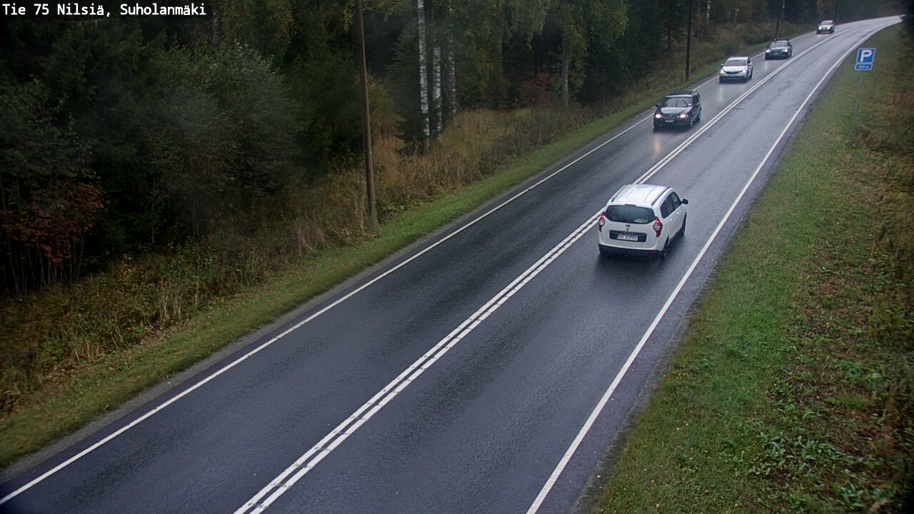 Weather Camera Image Road 75 Nilsiä, Suholanmäki, Kuopio, Pohjois-Savo
