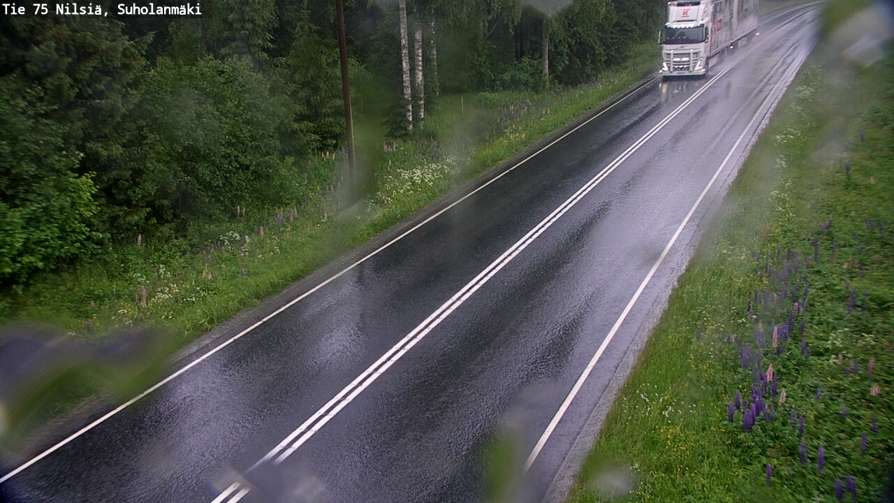 Weather Camera Image Road 75 Nilsiä, Suholanmäki, Kuopio, Pohjois-Savo