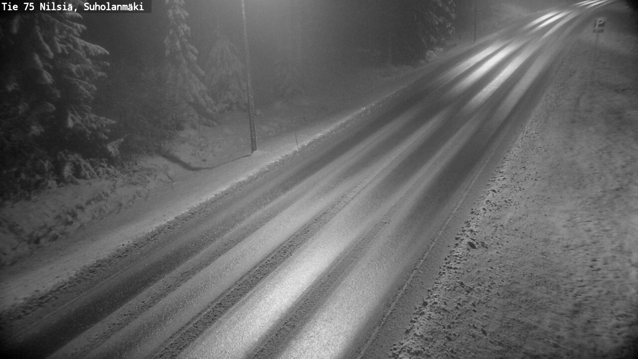 Weather Camera Image Road 75 Nilsiä, Suholanmäki, Kuopio, Pohjois-Savo