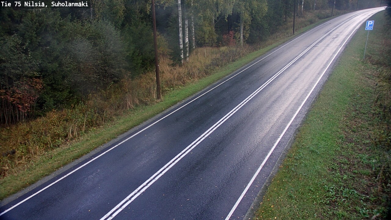 Weather Camera Image Road 75 Nilsiä, Suholanmäki, Kuopio, Pohjois-Savo