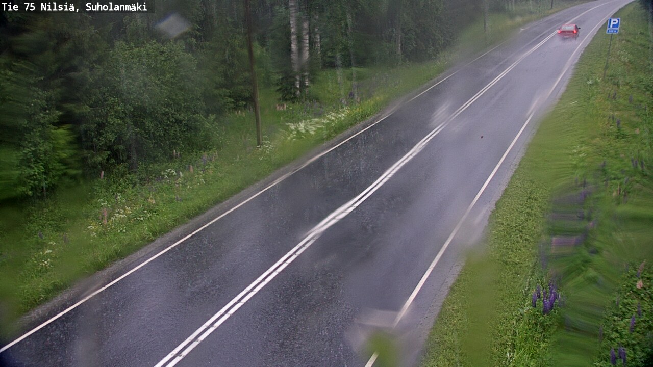 Weather Camera Image Road 75 Nilsiä, Suholanmäki, Kuopio, Pohjois-Savo